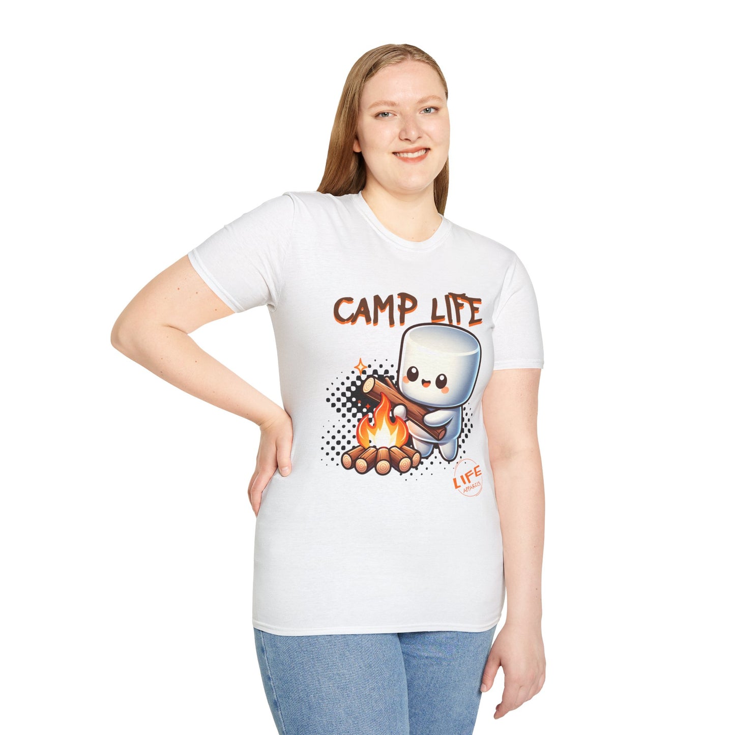 Camp Life Unisex T-Shirt, Outdoor Adventure Tee, Gift for Campers, Summer Vibes Shirt, Cozy Nature Apparel