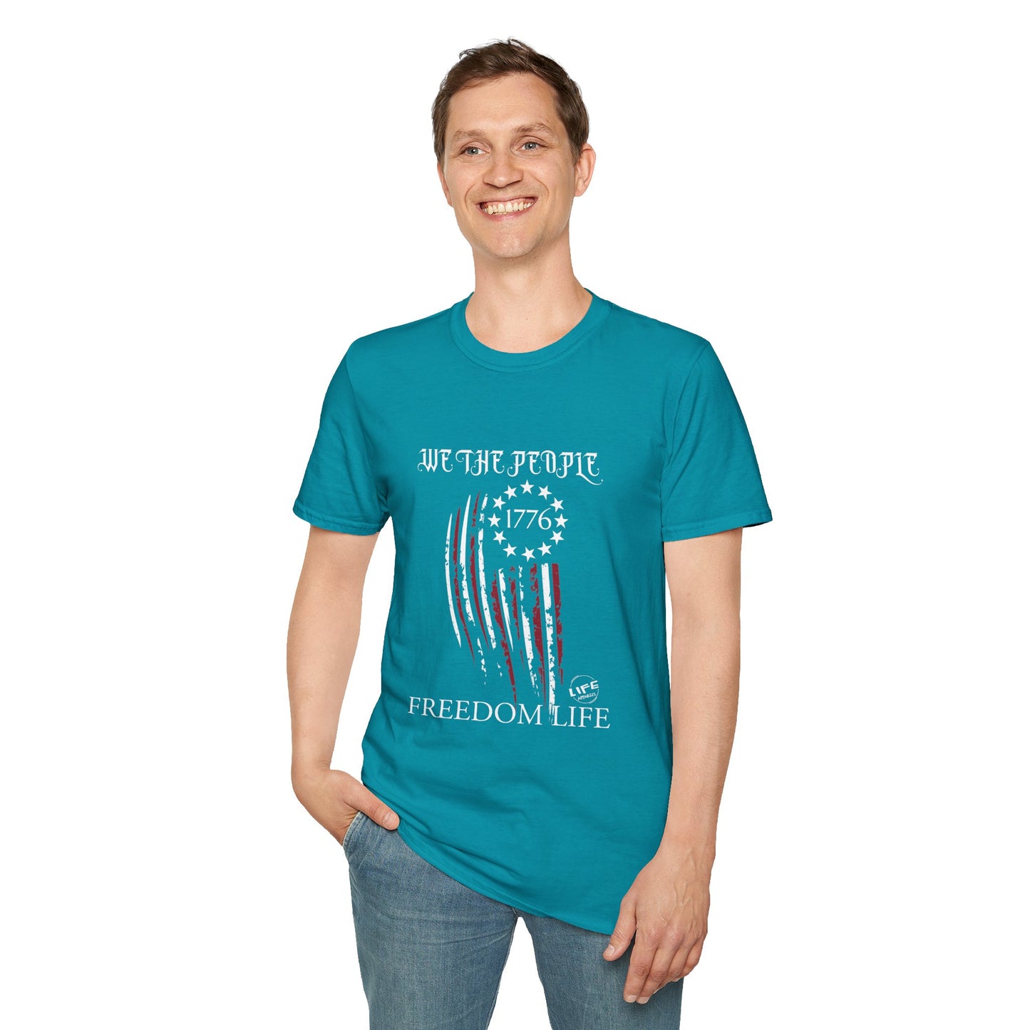 Patriot Life Shirt | Freedom Life Shirt | Life Apparels | Patriotic Freedom Life T-Shirt, Unisex Shirt for Independence Day, Red T-Shirt for Summer Celebrations, Statement Tee