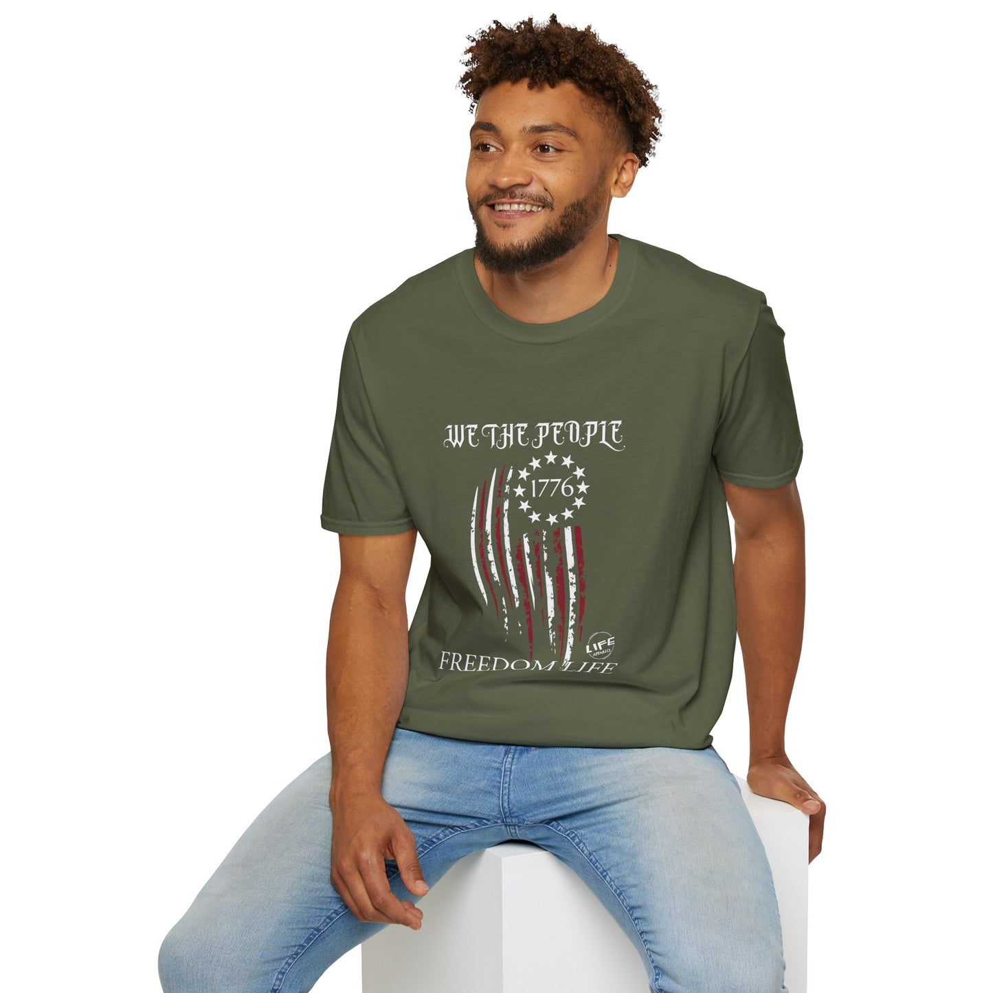 Patriot Life Shirt | Freedom Life Shirt | Life Apparels | Patriotic Freedom Life T-Shirt, Unisex Shirt for Independence Day, Red T-Shirt for Summer Celebrations, Statement Tee
