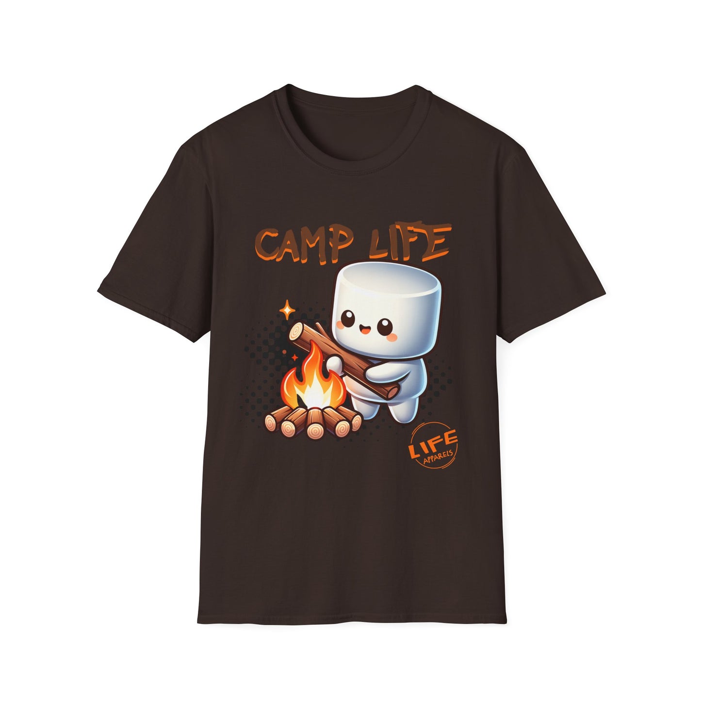 Camp Life Unisex T-Shirt, Outdoor Adventure Tee, Gift for Campers, Summer Vibes Shirt, Cozy Nature Apparel