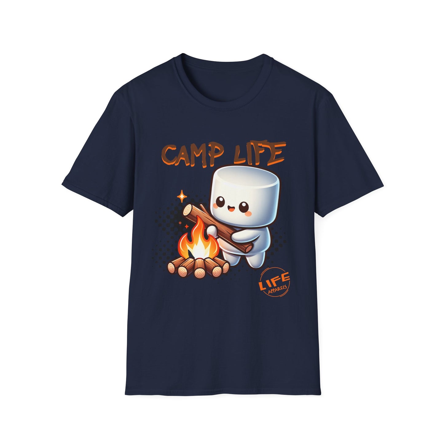 Camp Life Unisex T-Shirt, Outdoor Adventure Tee, Gift for Campers, Summer Vibes Shirt, Cozy Nature Apparel
