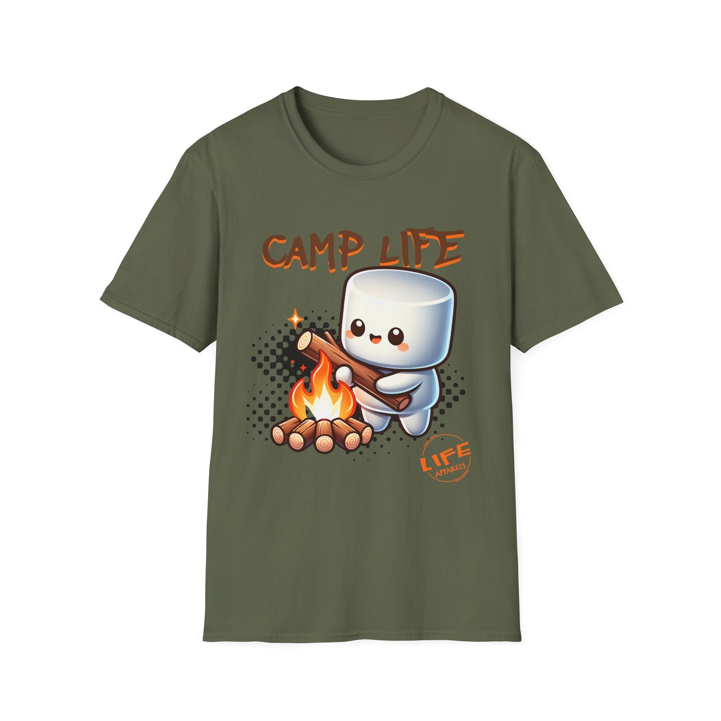 Camp Life Unisex T-Shirt, Outdoor Adventure Tee, Gift for Campers, Summer Vibes Shirt, Cozy Nature Apparel