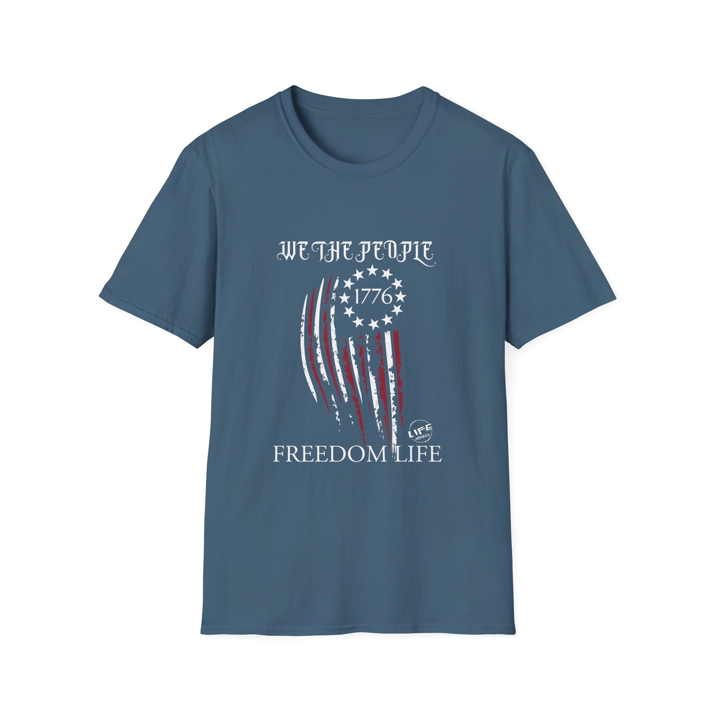 Patriot Life Shirt | Freedom Life Shirt | Life Apparels | Patriotic Freedom Life T-Shirt, Unisex Shirt for Independence Day, Red T-Shirt for Summer Celebrations, Statement Tee