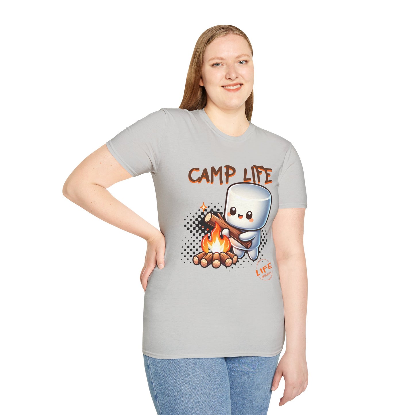 Camp Life Unisex T-Shirt, Outdoor Adventure Tee, Gift for Campers, Summer Vibes Shirt, Cozy Nature Apparel