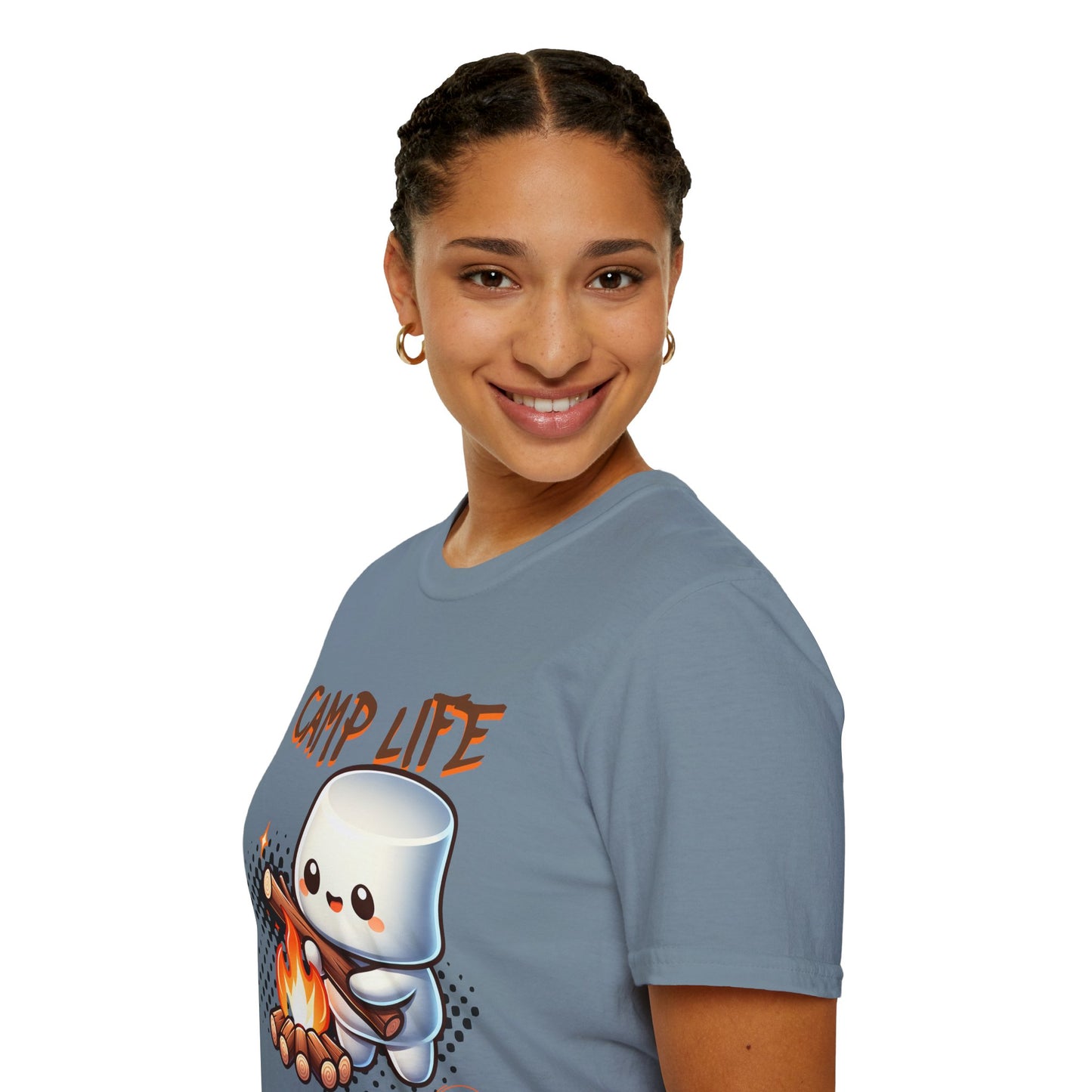 Camp Life Unisex T-Shirt, Outdoor Adventure Tee, Gift for Campers, Summer Vibes Shirt, Cozy Nature Apparel