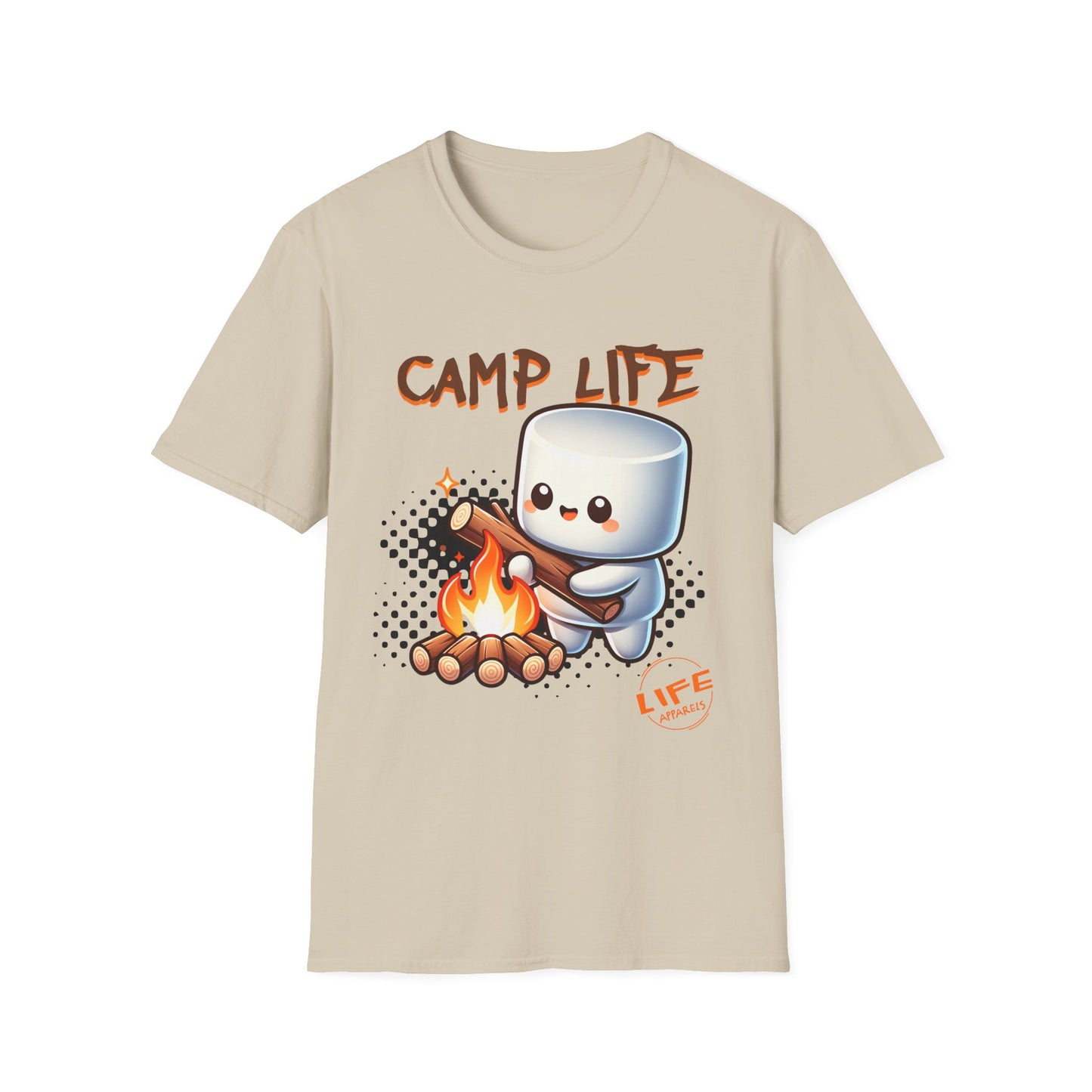 Camp Life Unisex T-Shirt, Outdoor Adventure Tee, Gift for Campers, Summer Vibes Shirt, Cozy Nature Apparel