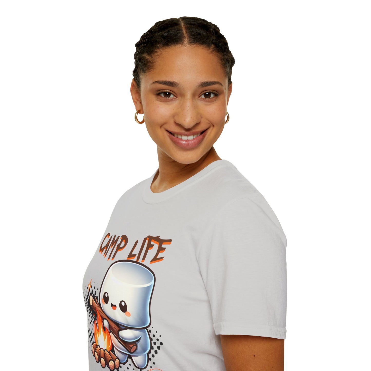 Camp Life Unisex T-Shirt, Outdoor Adventure Tee, Gift for Campers, Summer Vibes Shirt, Cozy Nature Apparel