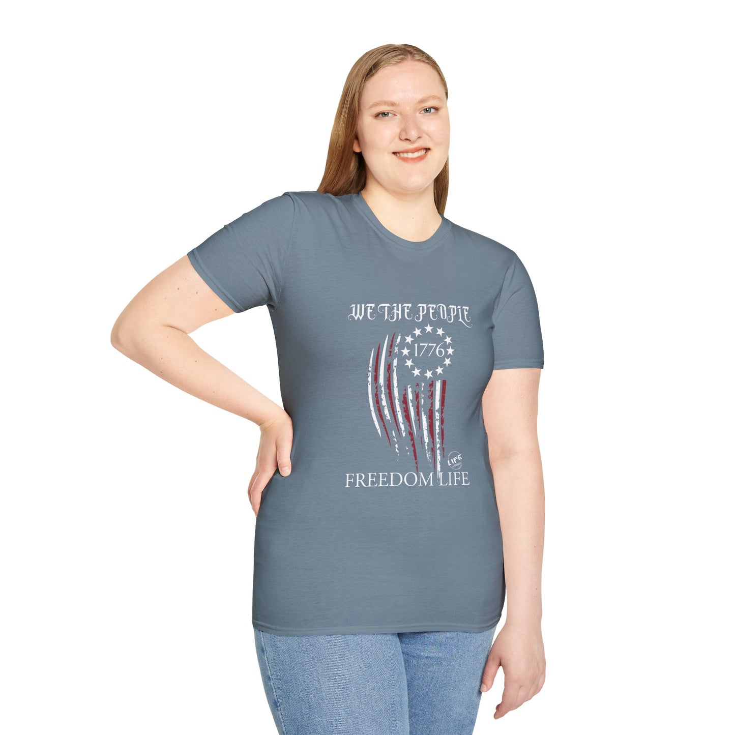 Patriot Life Shirt | Freedom Life Shirt | Life Apparels | Patriotic Freedom Life T-Shirt, Unisex Shirt for Independence Day, Red T-Shirt for Summer Celebrations, Statement Tee