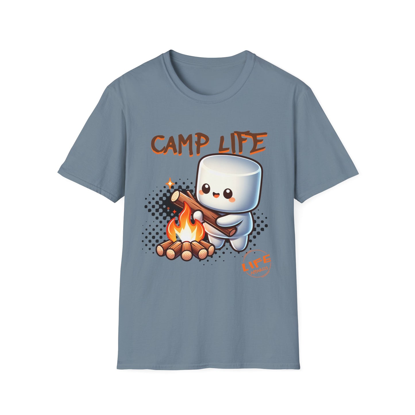 Camp Life Unisex T-Shirt, Outdoor Adventure Tee, Gift for Campers, Summer Vibes Shirt, Cozy Nature Apparel