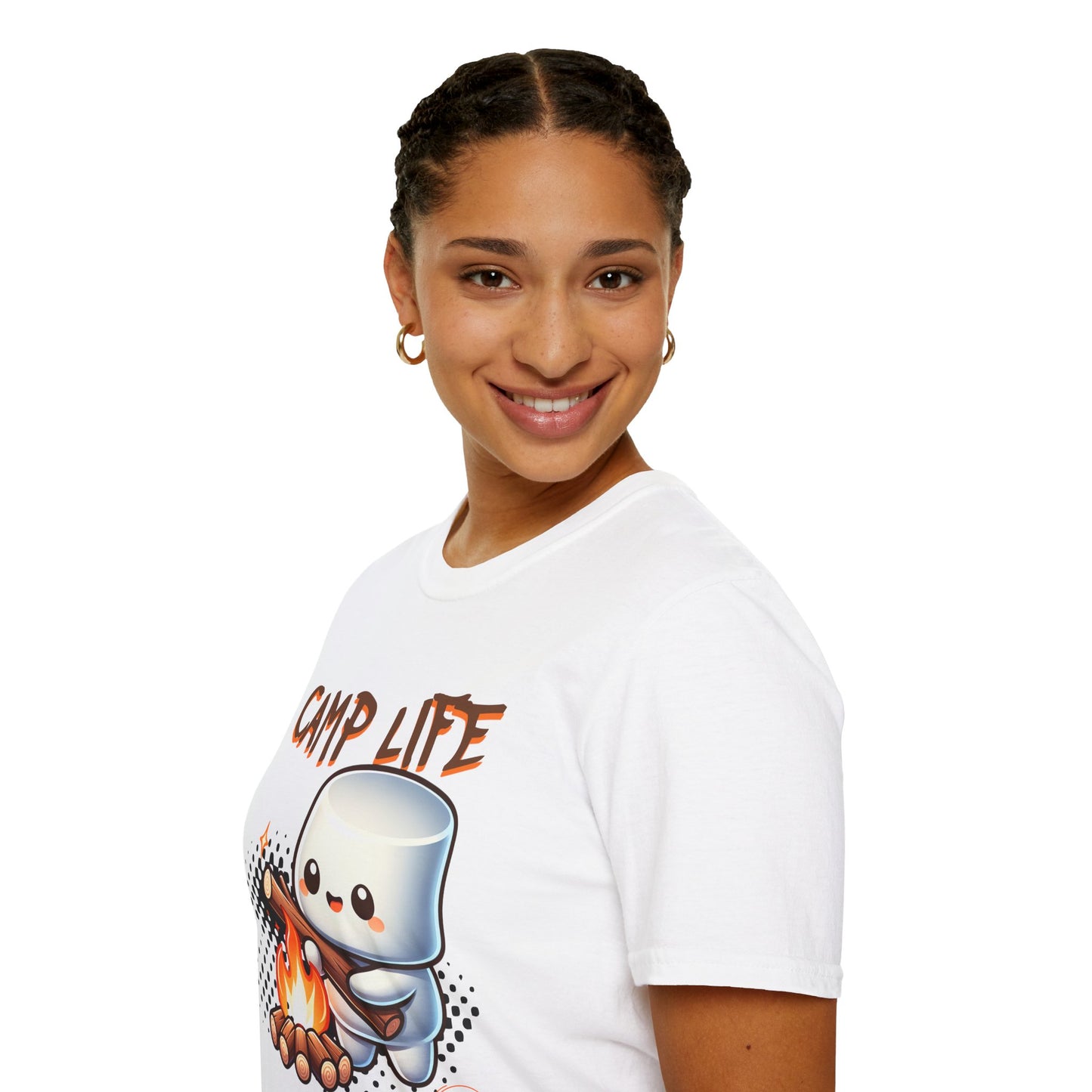 Camp Life Unisex T-Shirt, Outdoor Adventure Tee, Gift for Campers, Summer Vibes Shirt, Cozy Nature Apparel