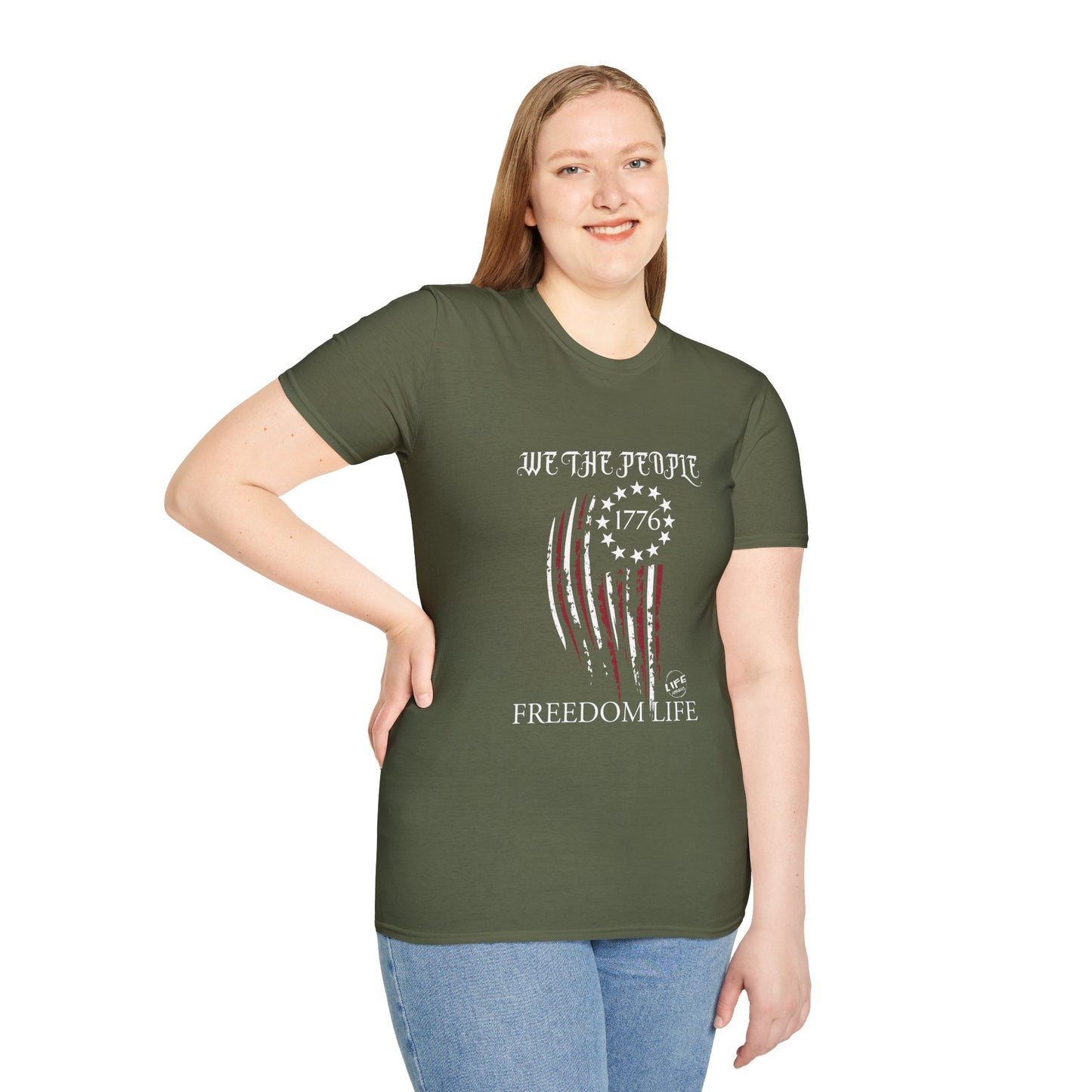 Patriot Life Shirt | Freedom Life Shirt | Life Apparels | Patriotic Freedom Life T-Shirt, Unisex Shirt for Independence Day, Red T-Shirt for Summer Celebrations, Statement Tee
