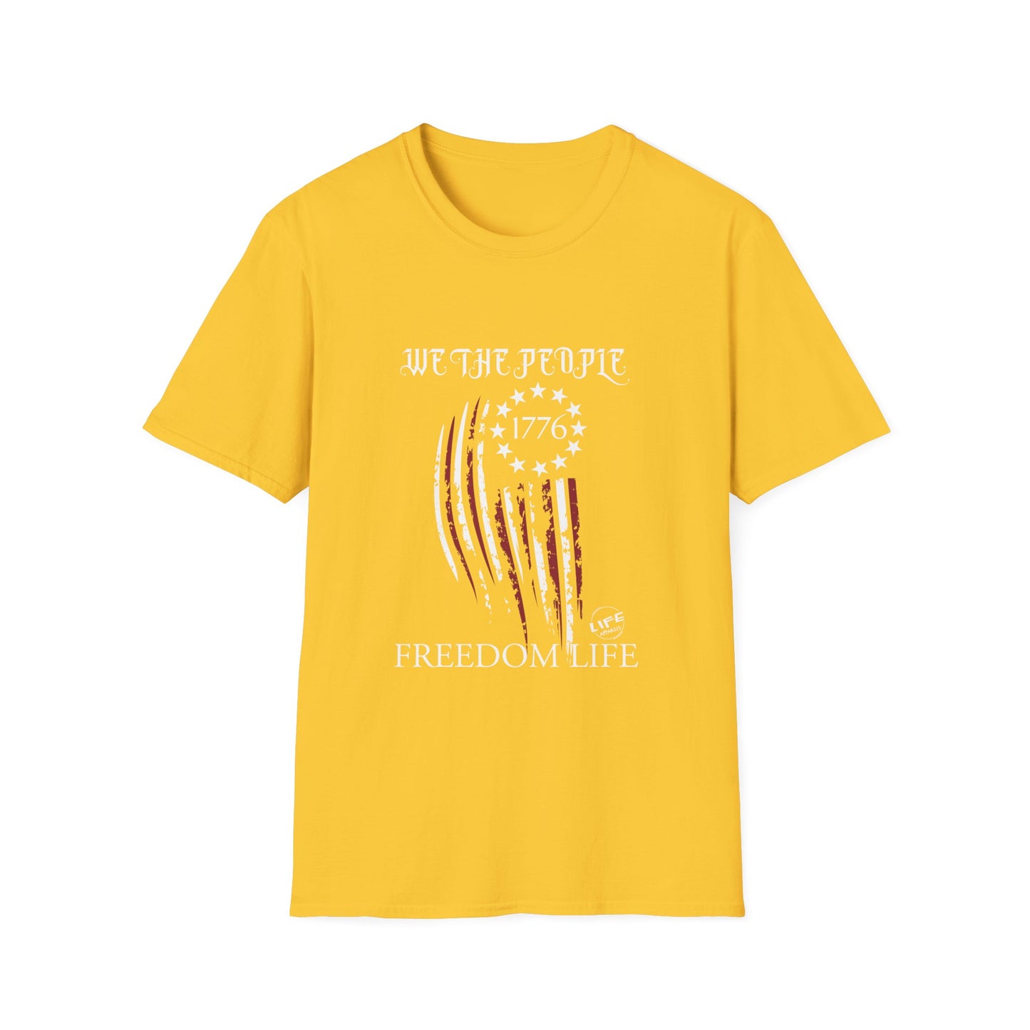 Patriot Life Shirt | Freedom Life Shirt | Life Apparels | Patriotic Freedom Life T-Shirt, Unisex Shirt for Independence Day, Red T-Shirt for Summer Celebrations, Statement Tee