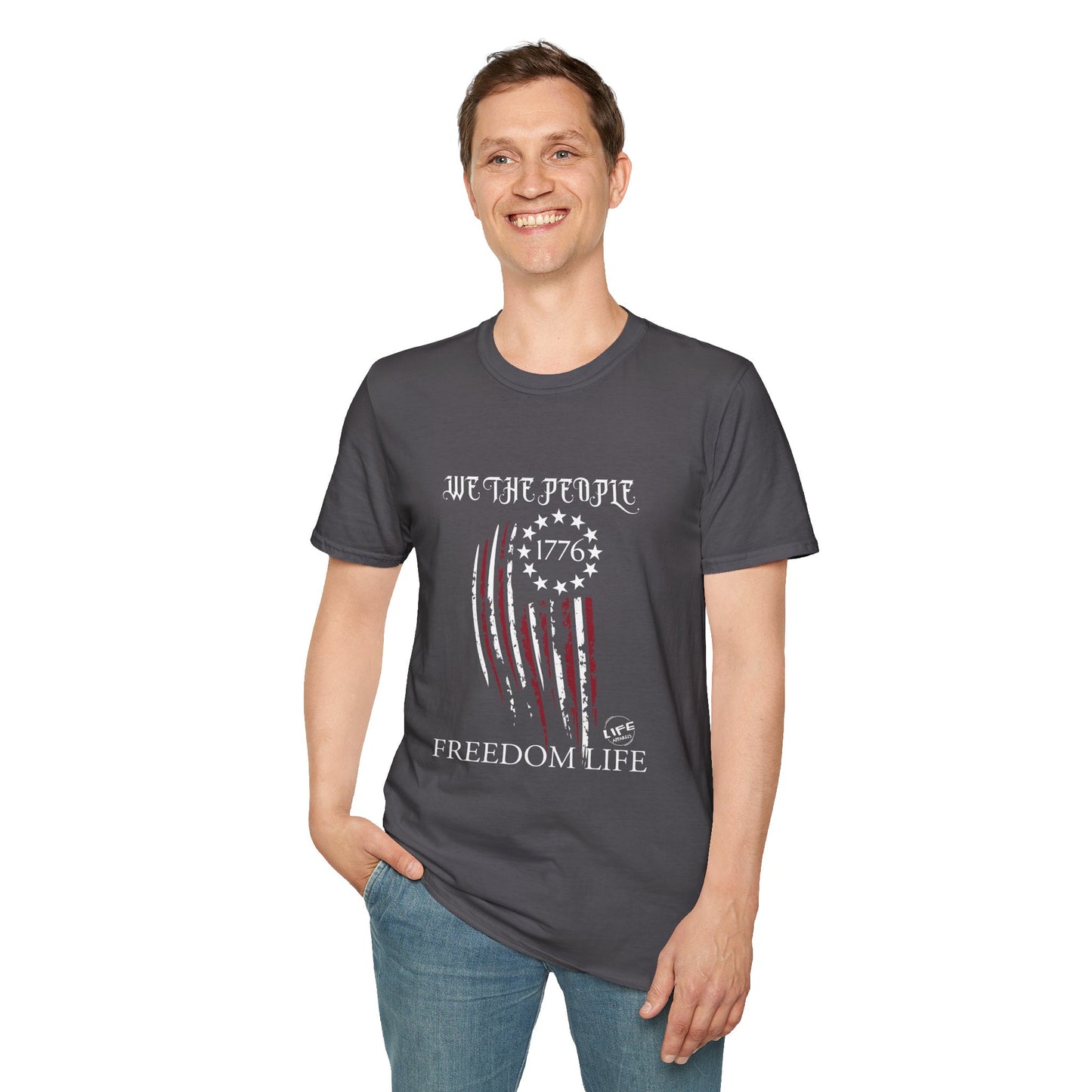 Patriot Life Shirt | Freedom Life Shirt | Life Apparels | Patriotic Freedom Life T-Shirt, Unisex Shirt for Independence Day, Red T-Shirt for Summer Celebrations, Statement Tee