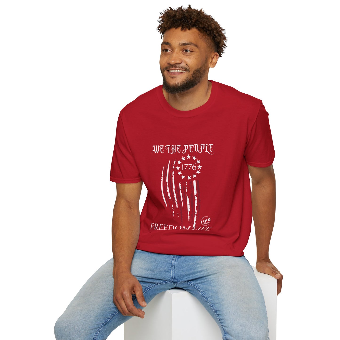 Patriot Life Shirt | Freedom Life Shirt | Life Apparels | Patriotic Freedom Life T-Shirt, Unisex Shirt for Independence Day, Red T-Shirt for Summer Celebrations, Statement Tee