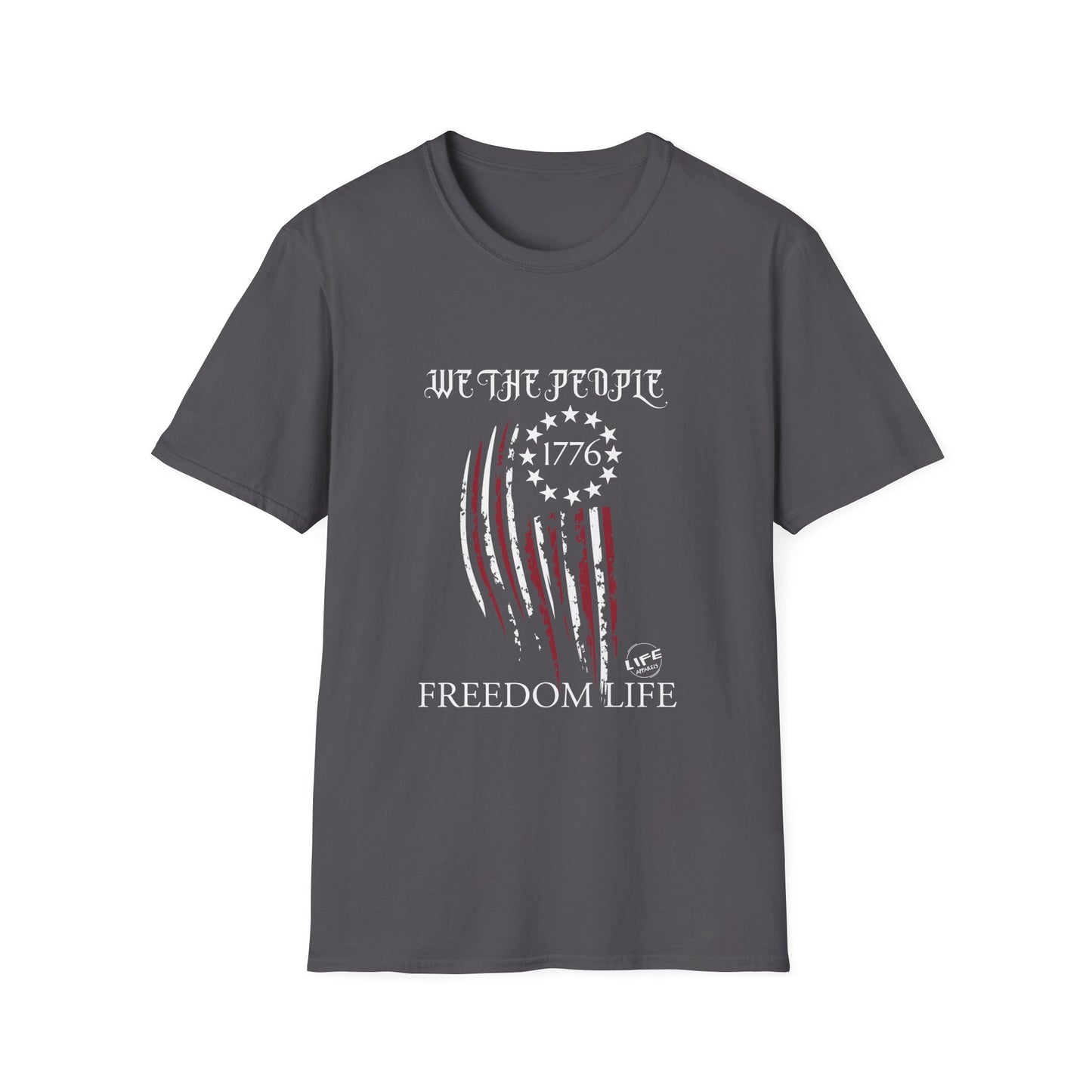 Patriot Life Shirt | Freedom Life Shirt | Life Apparels | Patriotic Freedom Life T-Shirt, Unisex Shirt for Independence Day, Red T-Shirt for Summer Celebrations, Statement Tee