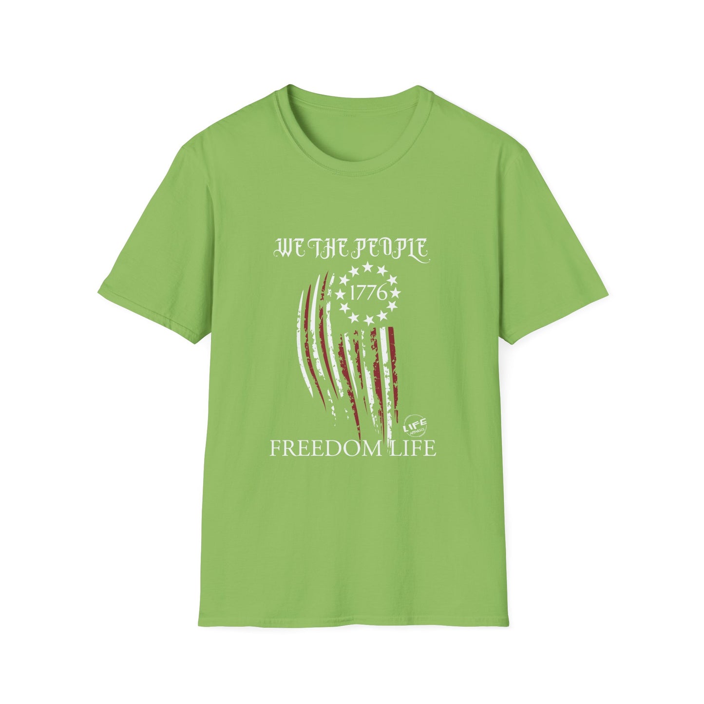 Patriot Life Shirt | Freedom Life Shirt | Life Apparels | Patriotic Freedom Life T-Shirt, Unisex Shirt for Independence Day, Red T-Shirt for Summer Celebrations, Statement Tee