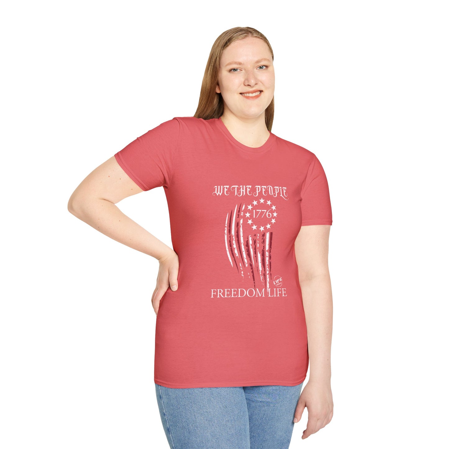 Patriot Life Shirt | Freedom Life Shirt | Life Apparels | Patriotic Freedom Life T-Shirt, Unisex Shirt for Independence Day, Red T-Shirt for Summer Celebrations, Statement Tee