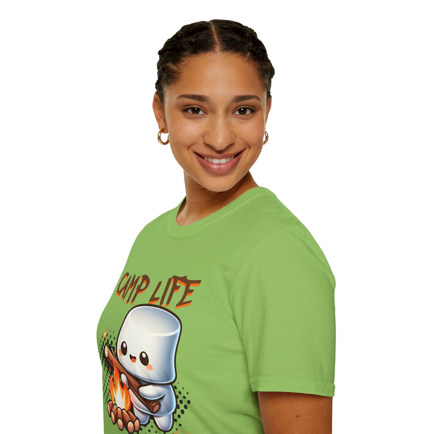 Camp Life Unisex T-Shirt, Outdoor Adventure Tee, Gift for Campers, Summer Vibes Shirt, Cozy Nature Apparel
