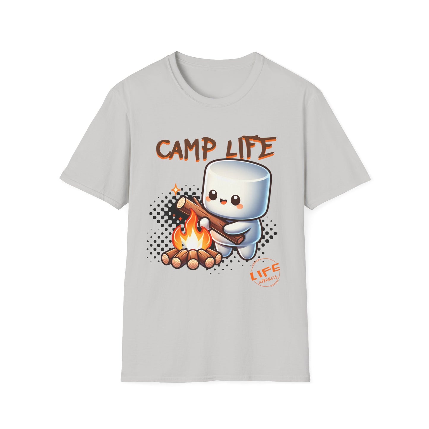 Camp Life Unisex T-Shirt, Outdoor Adventure Tee, Gift for Campers, Summer Vibes Shirt, Cozy Nature Apparel