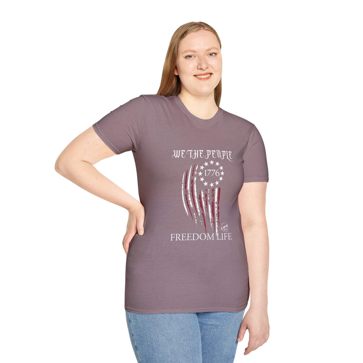 Patriot Life Shirt | Freedom Life Shirt | Life Apparels | Patriotic Freedom Life T-Shirt, Unisex Shirt for Independence Day, Red T-Shirt for Summer Celebrations, Statement Tee