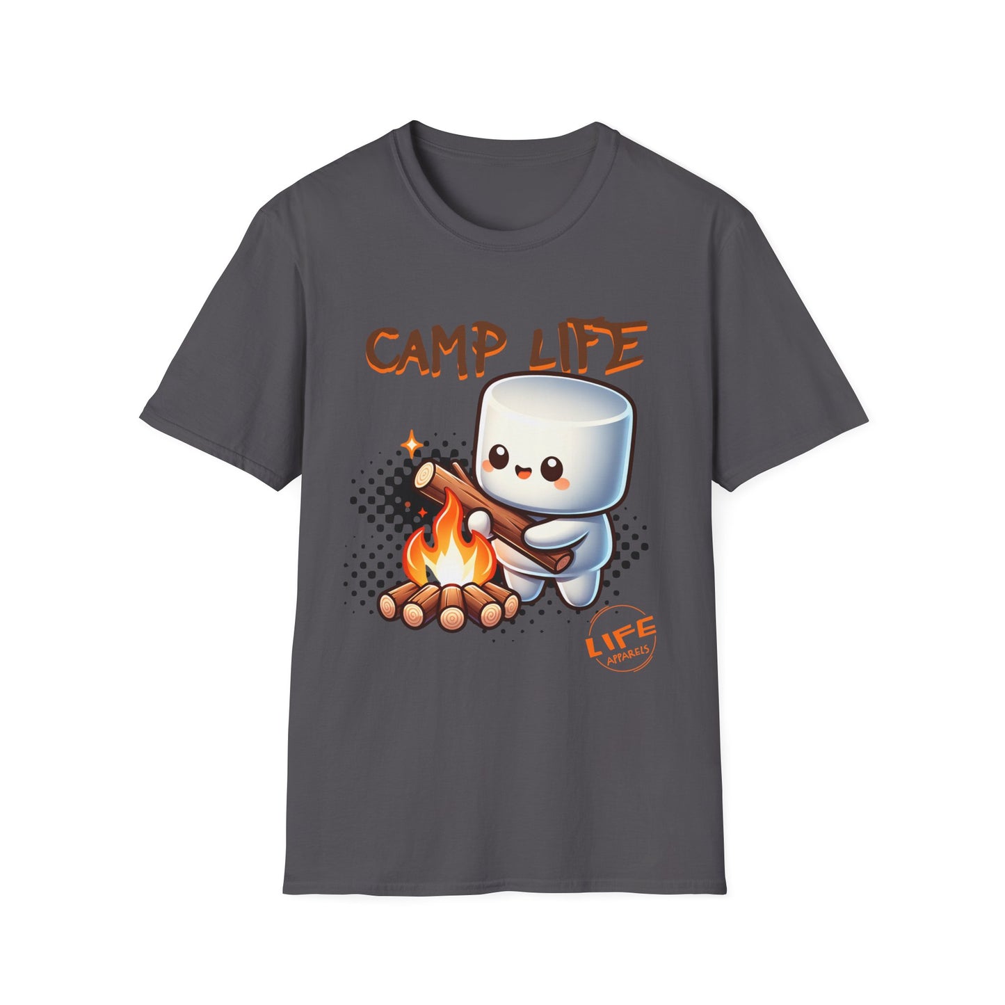 Camp Life Unisex T-Shirt, Outdoor Adventure Tee, Gift for Campers, Summer Vibes Shirt, Cozy Nature Apparel