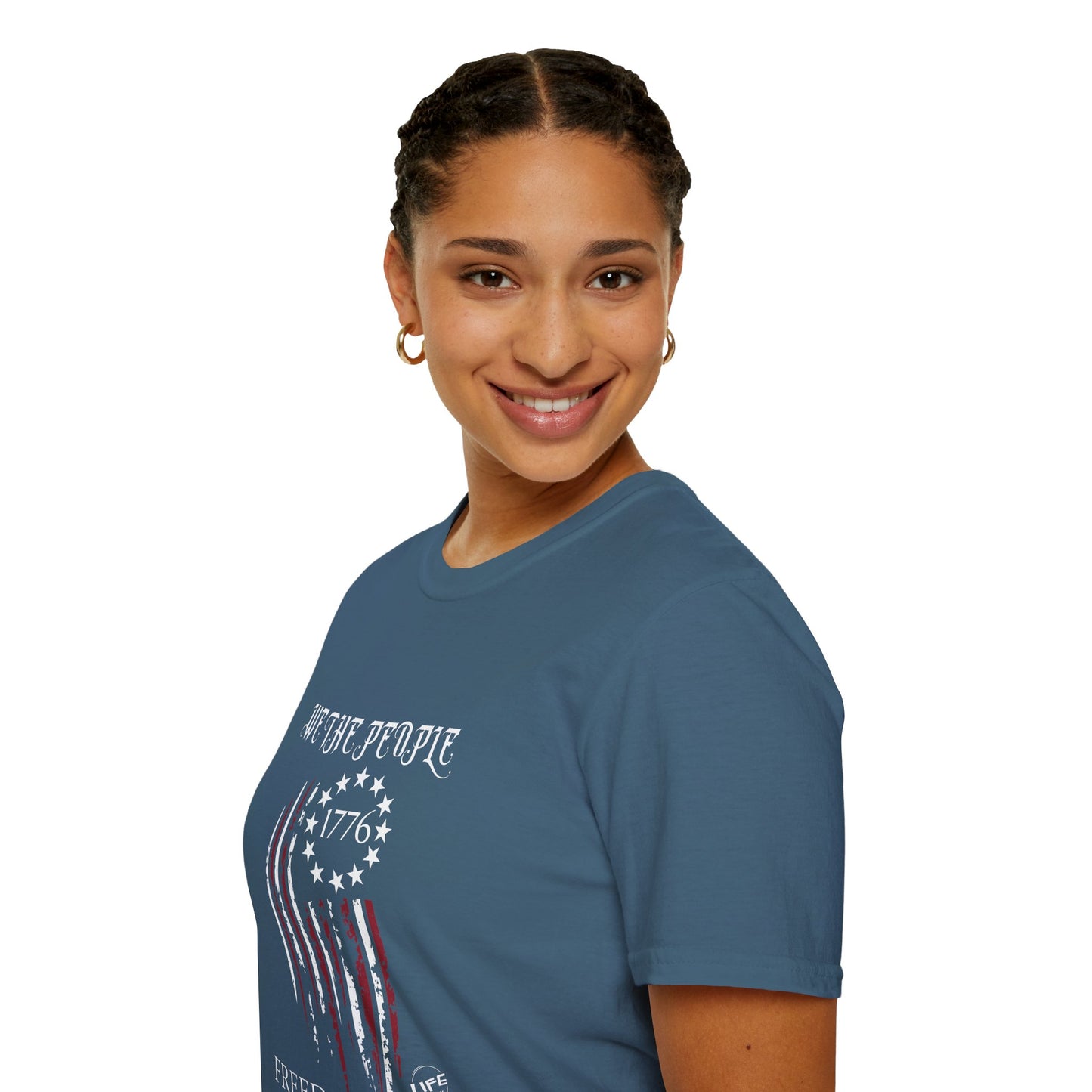 Patriot Life Shirt | Freedom Life Shirt | Life Apparels | Patriotic Freedom Life T-Shirt, Unisex Shirt for Independence Day, Red T-Shirt for Summer Celebrations, Statement Tee