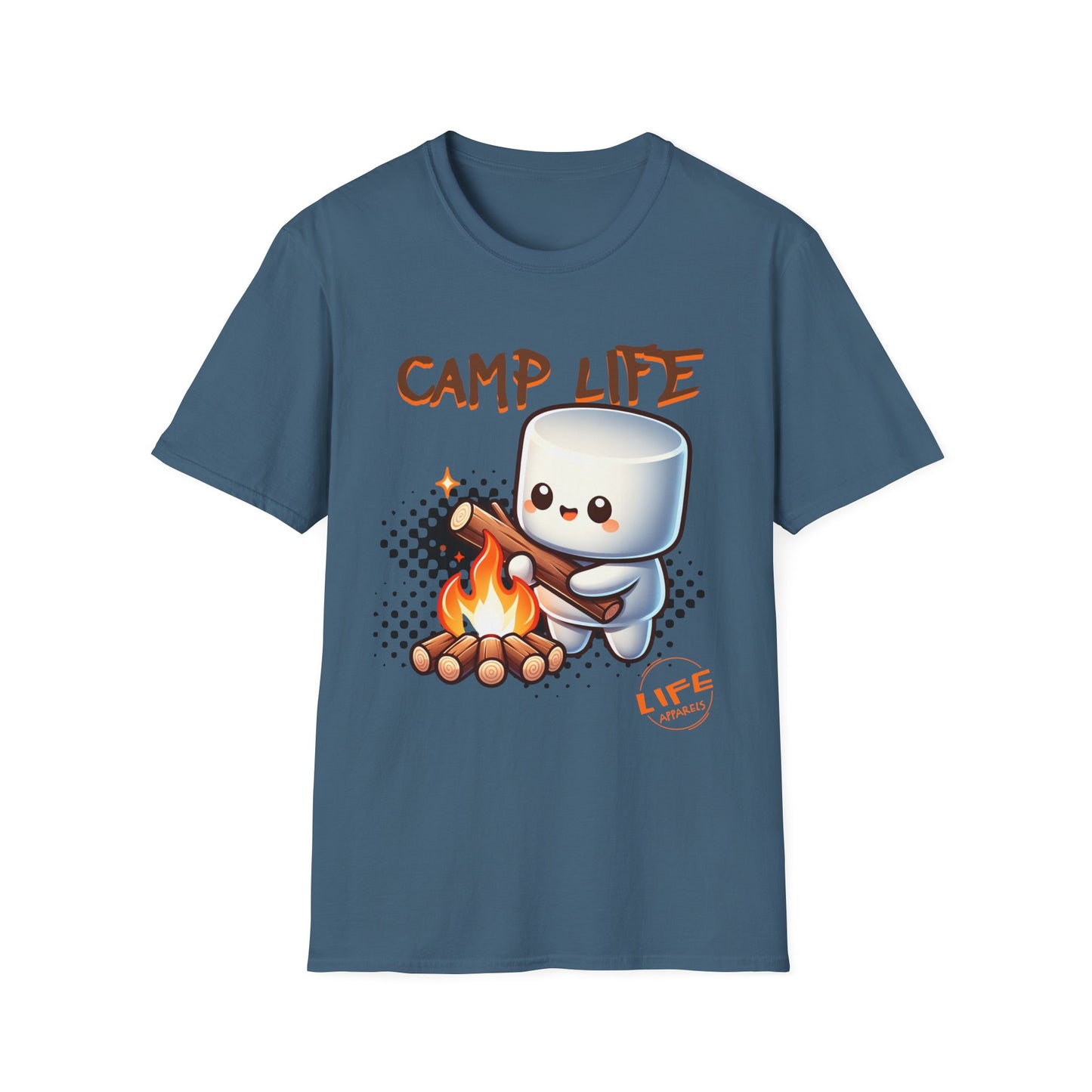 Camp Life Unisex T-Shirt, Outdoor Adventure Tee, Gift for Campers, Summer Vibes Shirt, Cozy Nature Apparel