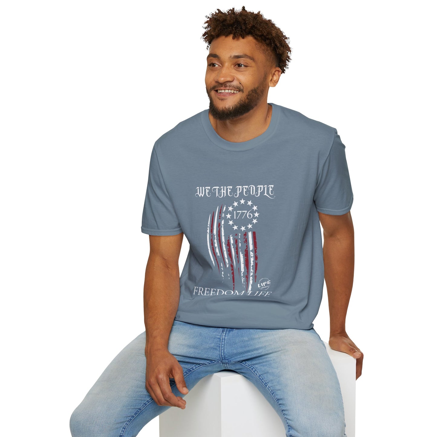 Patriot Life Shirt | Freedom Life Shirt | Life Apparels | Patriotic Freedom Life T-Shirt, Unisex Shirt for Independence Day, Red T-Shirt for Summer Celebrations, Statement Tee