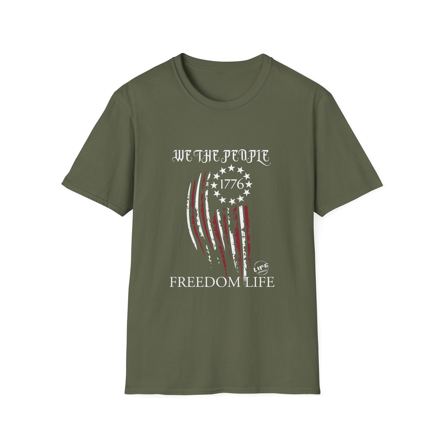 Patriot Life Shirt | Freedom Life Shirt | Life Apparels | Patriotic Freedom Life T-Shirt, Unisex Shirt for Independence Day, Red T-Shirt for Summer Celebrations, Statement Tee