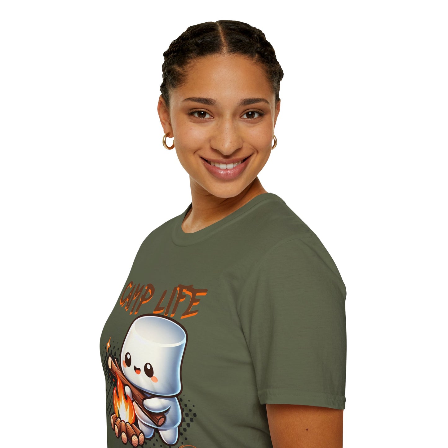 Camp Life Unisex T-Shirt, Outdoor Adventure Tee, Gift for Campers, Summer Vibes Shirt, Cozy Nature Apparel