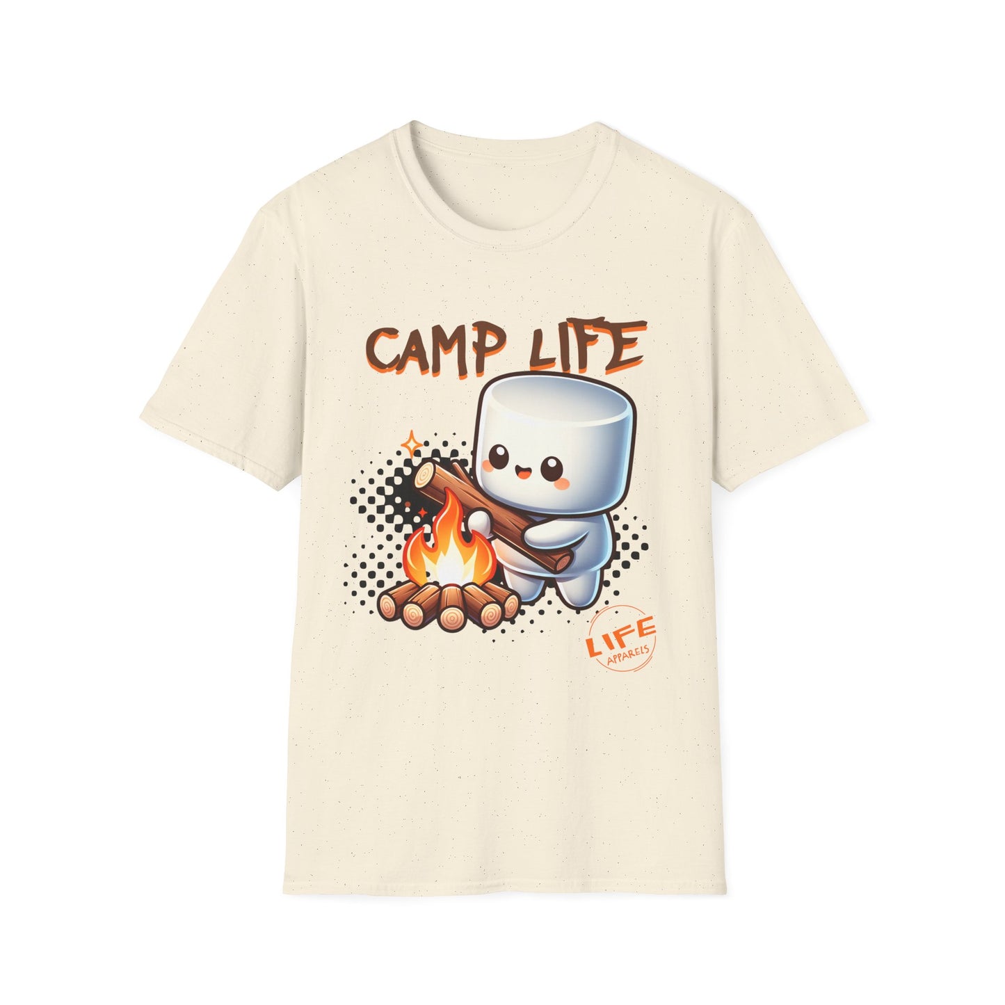 Camp Life Unisex T-Shirt, Outdoor Adventure Tee, Gift for Campers, Summer Vibes Shirt, Cozy Nature Apparel