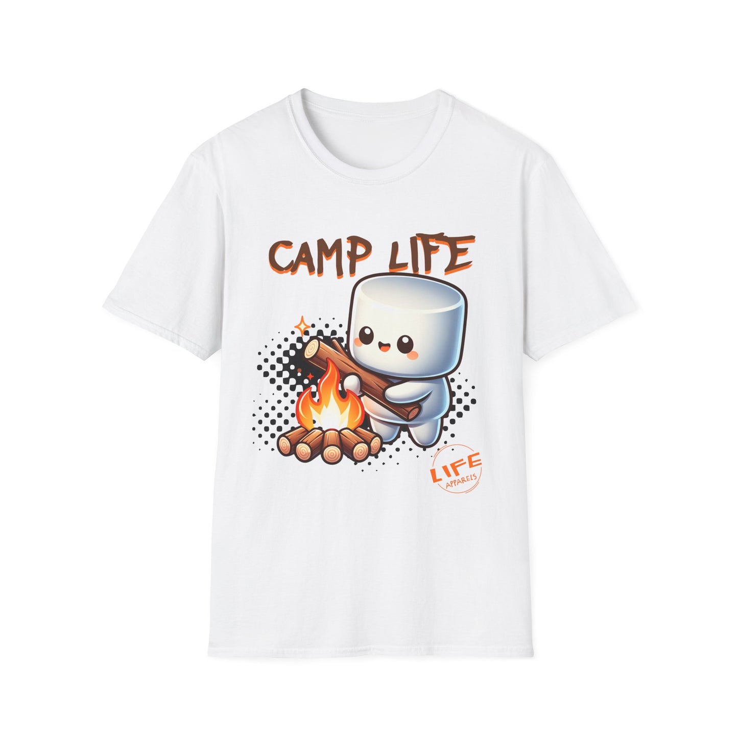 Camp Life Unisex T-Shirt, Outdoor Adventure Tee, Gift for Campers, Summer Vibes Shirt, Cozy Nature Apparel