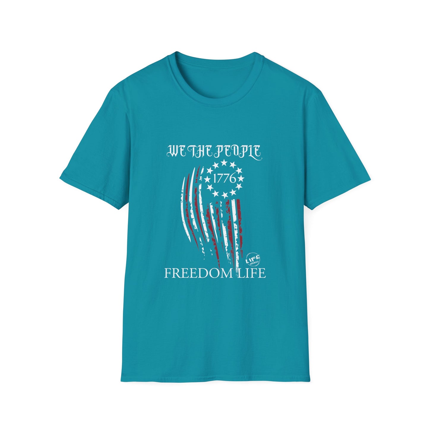 Patriot Life Shirt | Freedom Life Shirt | Life Apparels | Patriotic Freedom Life T-Shirt, Unisex Shirt for Independence Day, Red T-Shirt for Summer Celebrations, Statement Tee