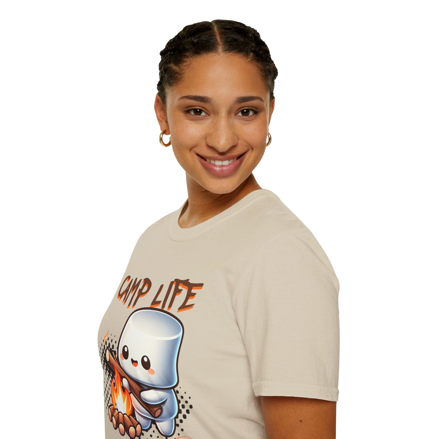 Camp Life Unisex T-Shirt, Outdoor Adventure Tee, Gift for Campers, Summer Vibes Shirt, Cozy Nature Apparel