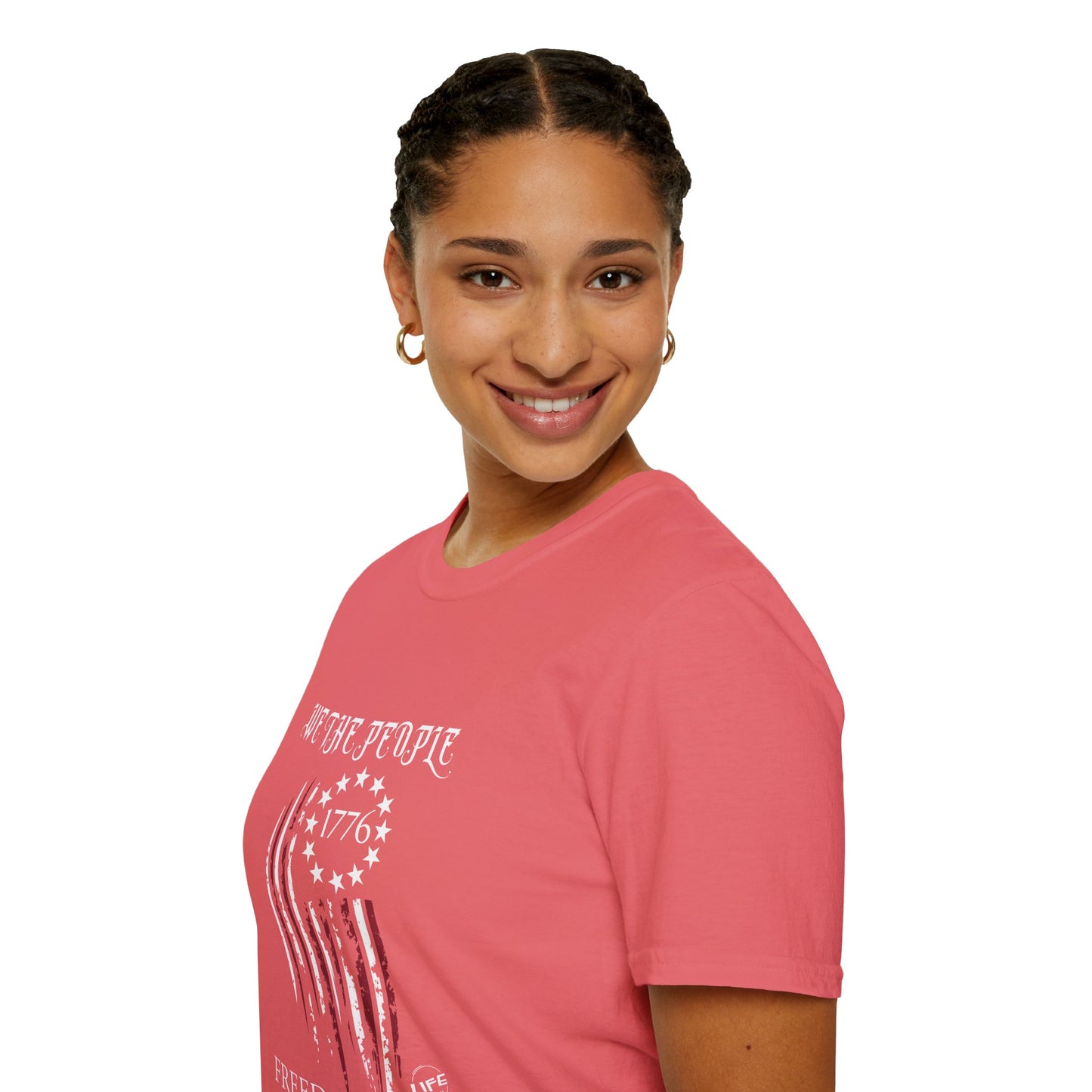 Patriot Life Shirt | Freedom Life Shirt | Life Apparels | Patriotic Freedom Life T-Shirt, Unisex Shirt for Independence Day, Red T-Shirt for Summer Celebrations, Statement Tee