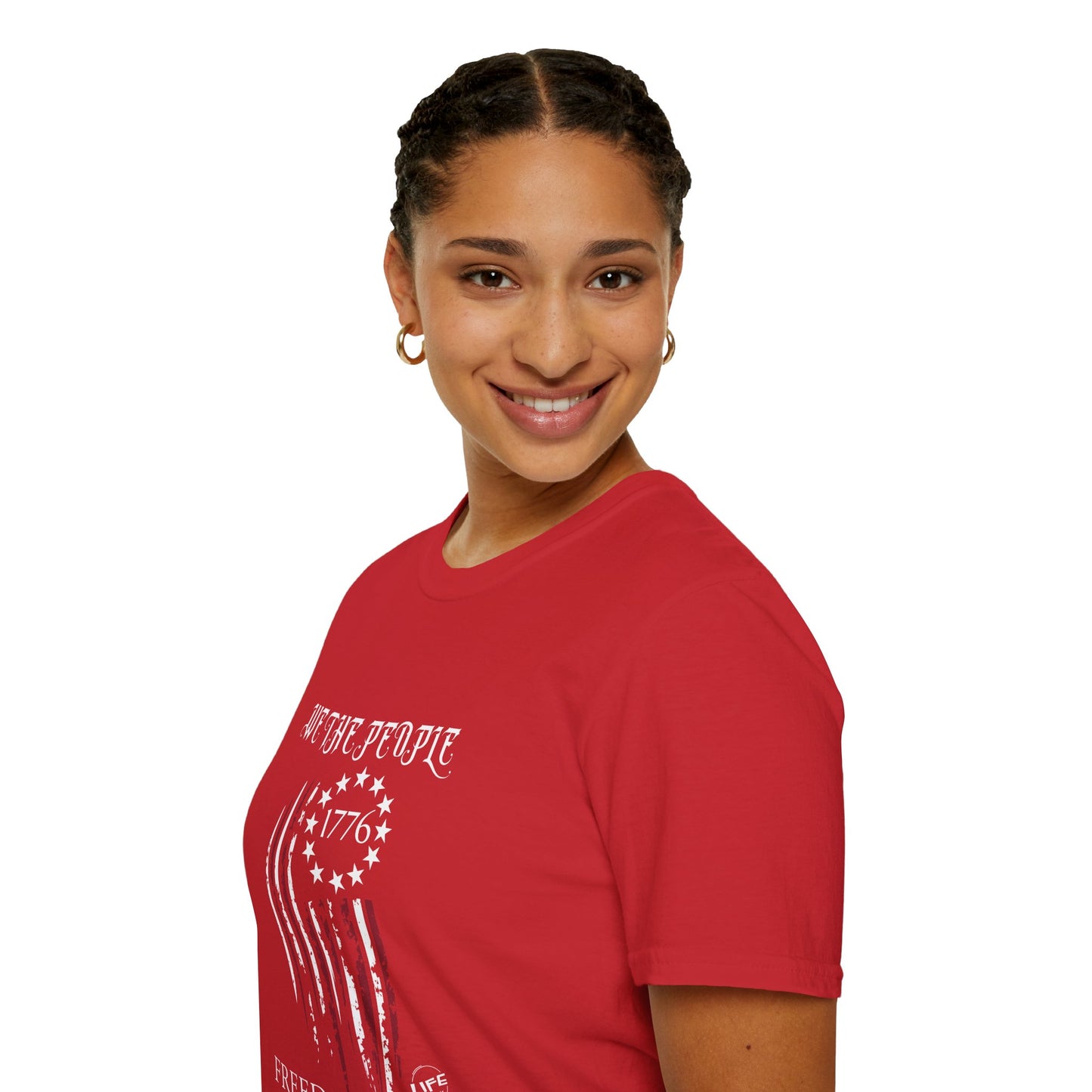 Patriot Life Shirt | Freedom Life Shirt | Life Apparels | Patriotic Freedom Life T-Shirt, Unisex Shirt for Independence Day, Red T-Shirt for Summer Celebrations, Statement Tee