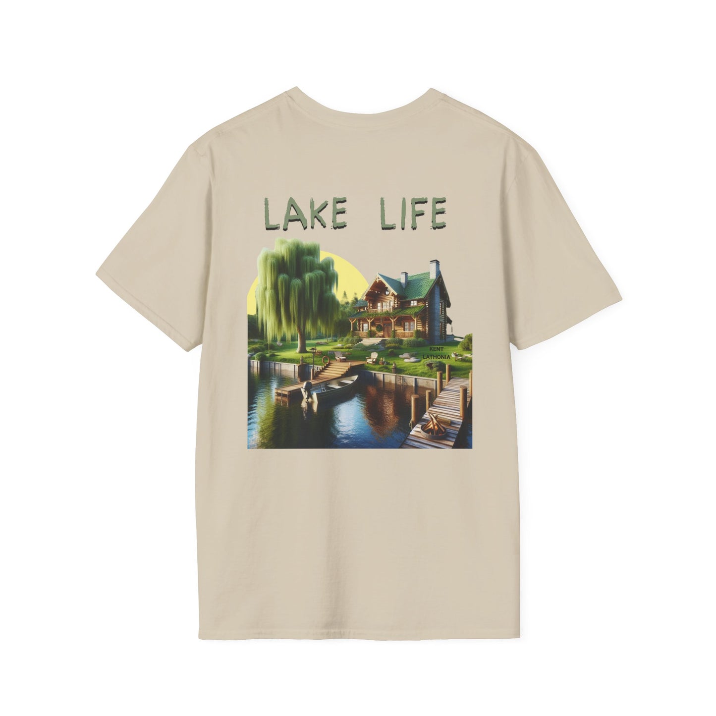 Lake Life Unisex Softstyle T-Shirt - Perfect Summer Outfit & Gift for Nature Lovers