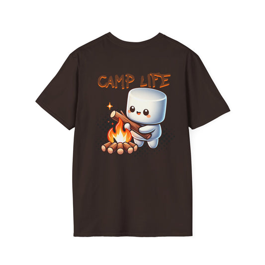 Camp Life Softstyle T-Shirt - Adventure & Cozy Vibes