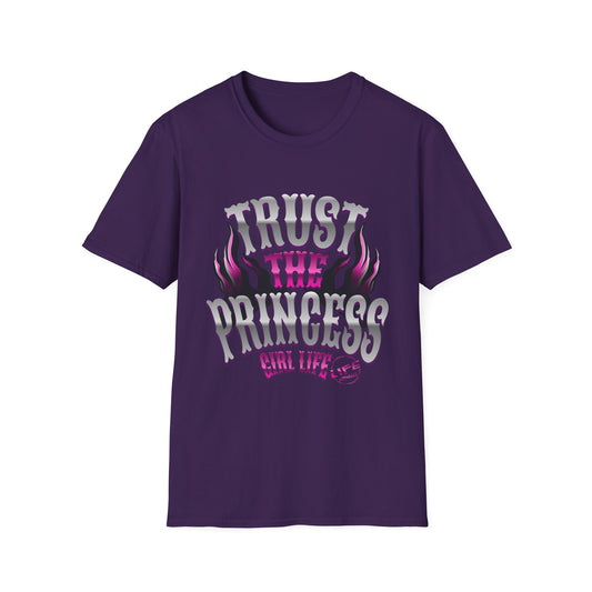 Trust the Princess T-Shirt, Cute Graphic Tee, Unisex Softstyle Shirt, Gifts for Girls, Birthday Gift, Casual Wear, Princess Life