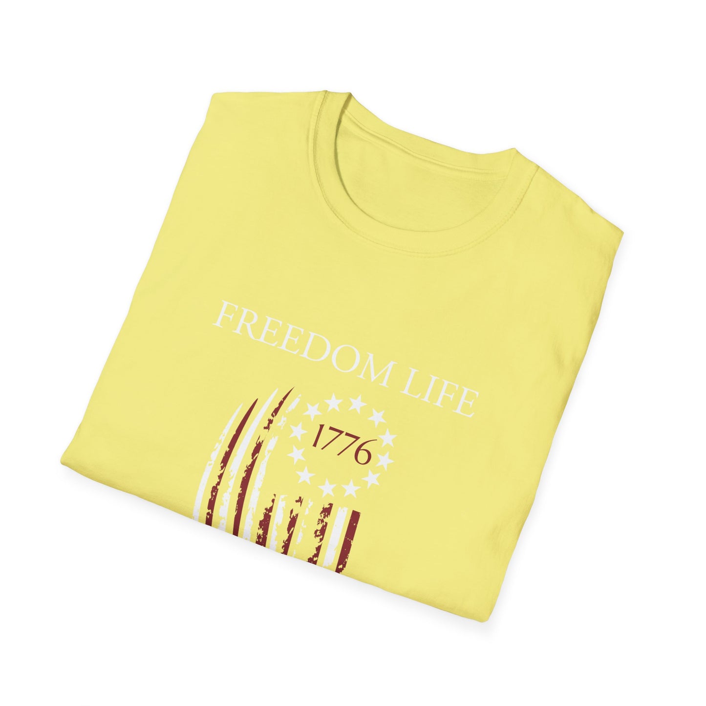 Freedom Life Graphic T-Shirt, Patriotic Apparel, Freedom Tee, Independence Day Gift, 4th of July Celebration, Freedom LIfe Shirt