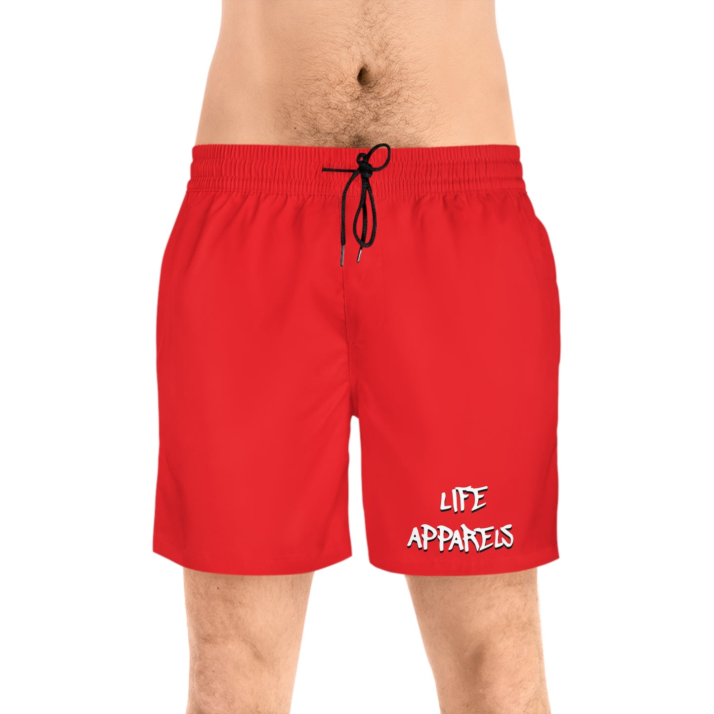 Men's Red Swim Shorts - Life Apparels Collection