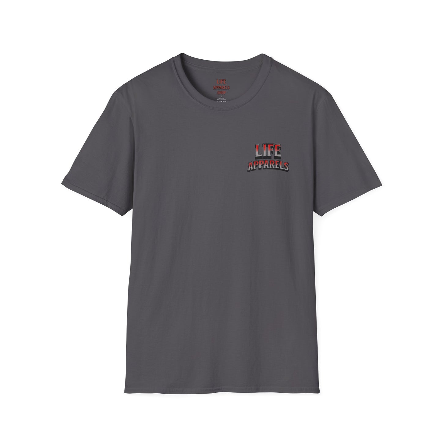 Firefighter Life Softstyle T-Shirt - First In, Last Out Design