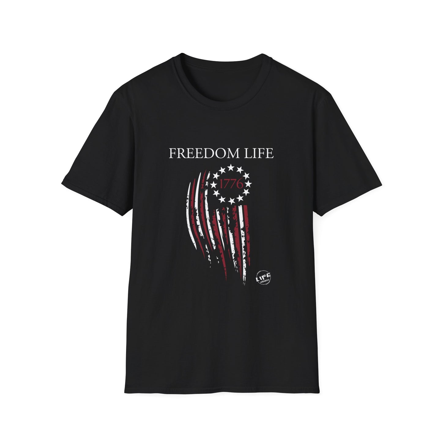 Freedom Life Graphic T-Shirt, Patriotic Apparel, Freedom Tee, Independence Day Gift, 4th of July Celebration, Freedom LIfe Shirt