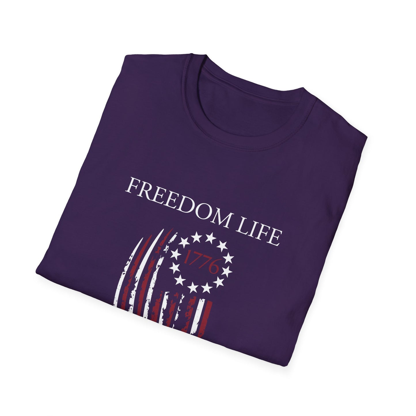 Freedom Life Graphic T-Shirt, Patriotic Apparel, Freedom Tee, Independence Day Gift, 4th of July Celebration, Freedom LIfe Shirt