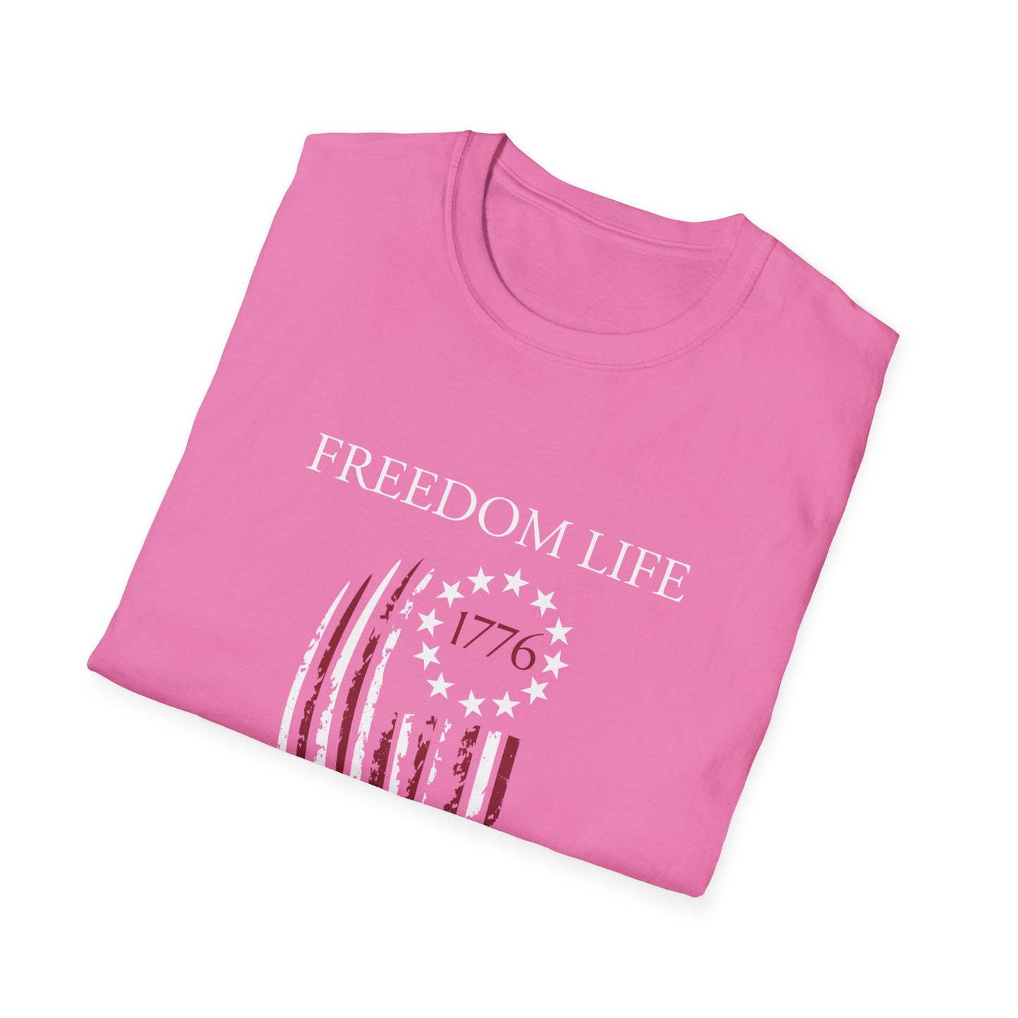 Freedom Life Graphic T-Shirt, Patriotic Apparel, Freedom Tee, Independence Day Gift, 4th of July Celebration, Freedom LIfe Shirt