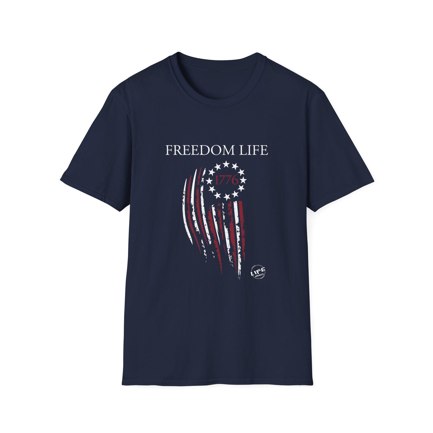 Freedom Life Graphic T-Shirt, Patriotic Apparel, Freedom Tee, Independence Day Gift, 4th of July Celebration, Freedom LIfe Shirt