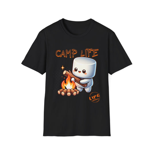 Camp Life Unisex T-Shirt, Outdoor Adventure Tee, Gift for Campers, Summer Vibes Shirt, Cozy Nature Apparel