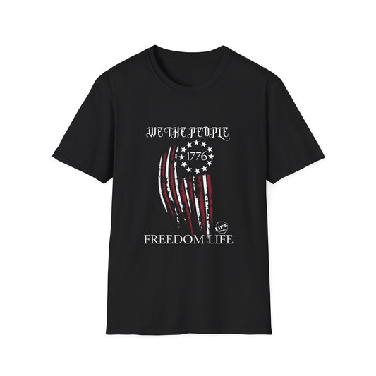 Patriot Life Shirt | Freedom Life Shirt | Life Apparels | Patriotic Freedom Life T-Shirt, Unisex Shirt for Independence Day, Red T-Shirt for Summer Celebrations, Statement Tee