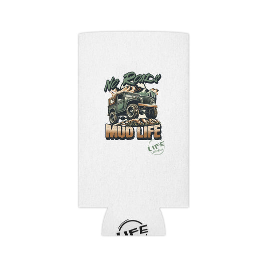 Adventure Mug Life Can Cooler, Outdoor Drink Holder, Truck Lover Gift, Camping Accessory, Mud Life Party Favor