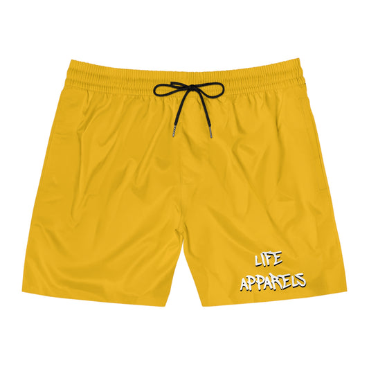 Vibrant Yellow Men's Swim Shorts - Perfect for Summer Fun